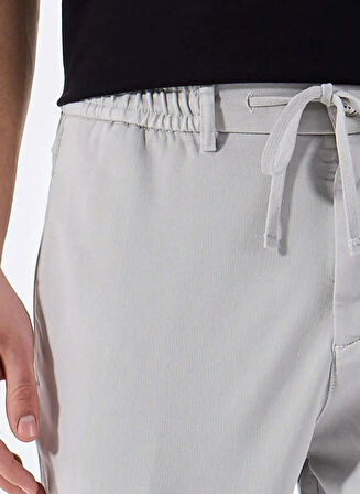 Beli Lastikli Dik Cep Arka Cep Çıtçıt Detaylı Erkek Pantolon