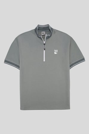 Dik Yaka Pamuklu Regular Fit Erkek T-shirt