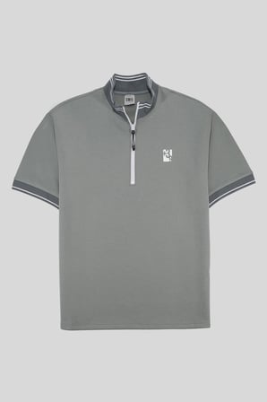 Dik Yaka Pamuklu Regular Fit Erkek T-shirt
