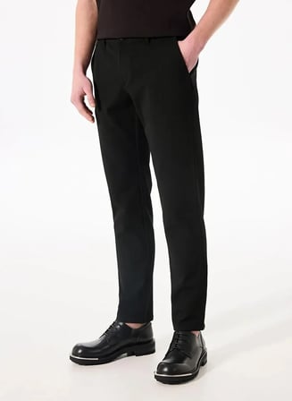 Normal Bel Kemer Detaylı Jogger Erkek Pantolon
