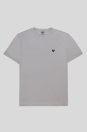 Bisiklet Yaka Kol Ucu Duble Modal Erkek T-shirt