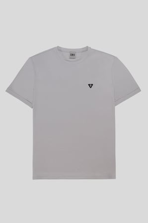 Bisiklet Yaka Kol Ucu Duble Modal Erkek T-shirt