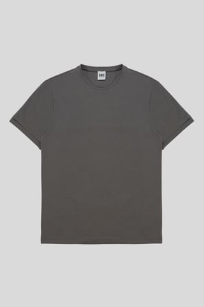 Bisiklet Yaka Kol Ucu Duble Modal Erkek T-shirt