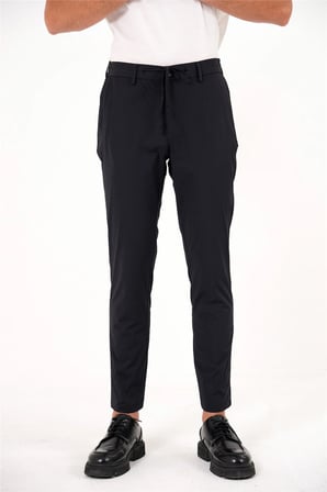 Beli Yarım Lastikli Arkası Çift Fleto Jogger Erkek Pantolon