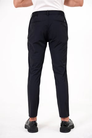 Beli Yarım Lastikli Arkası Çift Fleto Jogger Erkek Pantolon