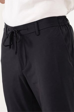 Beli Yarım Lastikli Arkası Çift Fleto Jogger Erkek Pantolon