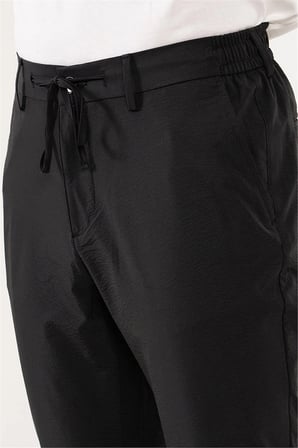Beli Yarım Lastikli Arkası Çift Fleto Jogger Erkek Pantolon