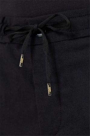Beli Lastikli Arka Cebi Gizli Fermuarlı Jogger Erkek Pantolon