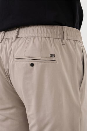 Beli Lastikli Arka Cepleri Çıtçıt Kapamalı Jogger Erkek Pantolon