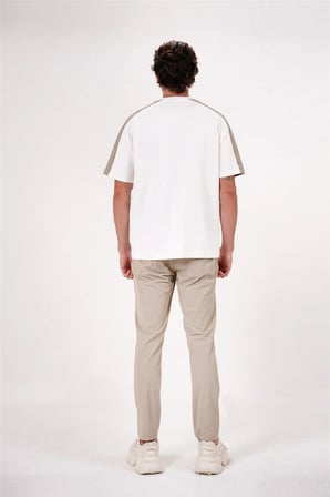 Bisiklet Yaka 00:39 Baskılı Erkek T-shirt