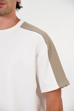 Bisiklet Yaka 00:39 Baskılı Erkek T-shirt