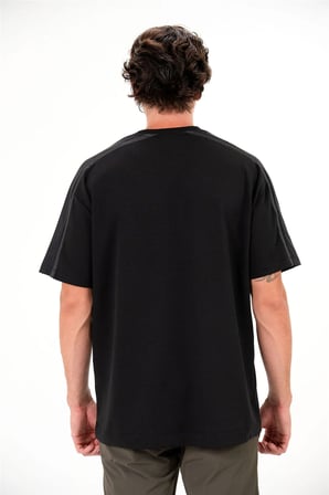 Bisiklet Yaka 00:39 Baskılı Modal Erkek T-shirt