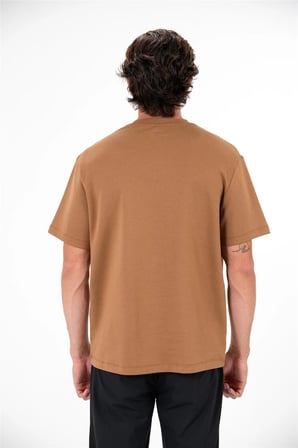 Gmg ve Kalp Baskılı Bisiklet Yaka Erkek T-shirt