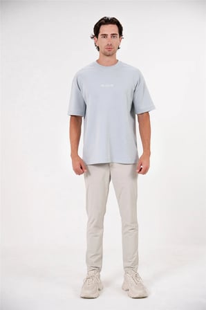 Bisiklet Yaka Ctrl+Alt+Del Baskılı Erkek T-shirt