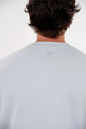 Bisiklet Yaka Ctrl+Alt+Del Baskılı Erkek T-shirt