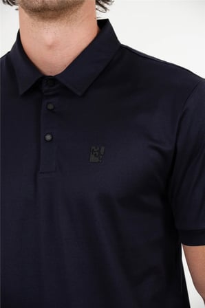 Polo Yaka Fermuarlı Basic Erkek T-shirt