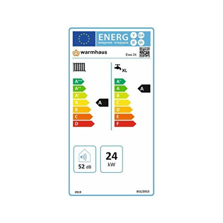 Warmhaus Ewa 24 kW Tam Yoğuşmalı ERP'li Kombi