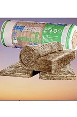 Knauf Mineral Taşyünü Folyolu Çatı Şiltesi Earthwool Alu042 L