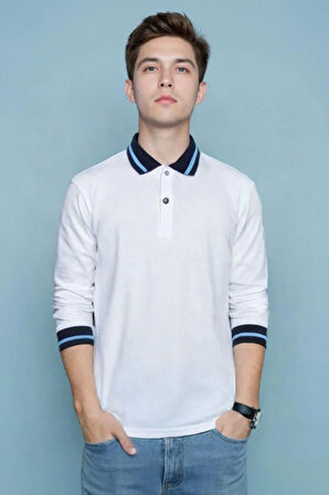 Azerbaycan Mekteb Formaları %100 Pamuk Penye Büyük Beden Beyaz