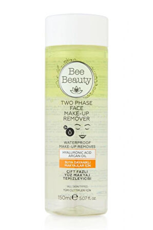 Bee Beauty Çift Fazlı Yüz Makyaj Temizleyicisi 150 ml Vitamin C Gece Kremi 50 ml Gül Suyu 100 ml