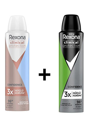 Rexona Clinical Protection Kadın Erkek Shower Clean Active Fresh 150 ml