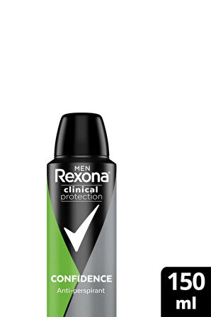 Rexona Men Clinical Protection Erkek Sprey Deodorant Active Fresh 150 ml