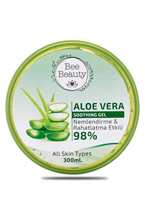 Bee Beauty Aloe Vera Jel Hyaluronik 300 ml Saç Maskesi Angelica & Argan 500 Ml