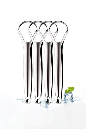 Dil Temizleyici Paslanmaz Çelik Ağız Bakım Fırçası Dil Plak Temizleme Dil Sıyırıcı Aparat