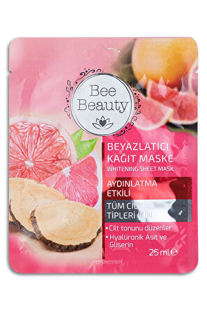 Bee Beauty Kağıt Maske 3'lü 25 ml Cilt Bakım Seti