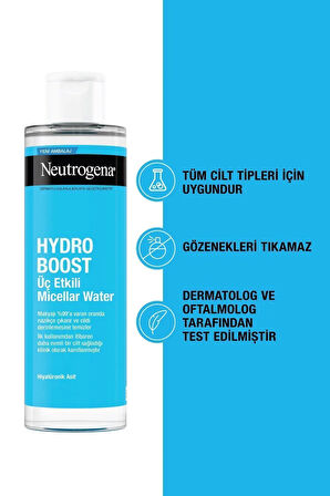 Neutrogena Hydro Boost 3 Etkili Micellar Water 400 ml