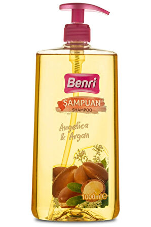 Benri Şampuan ve Saç Kremi Set Angelica & Argan 1000 ml