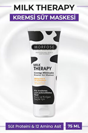 Morfose Kremsi Süt Saç Maskesi Milk Therapy 75 ml