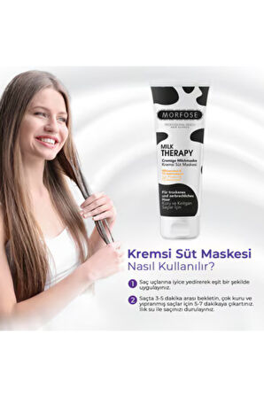 Morfose Kremsi Süt Saç Maskesi Milk Therapy 75 ml