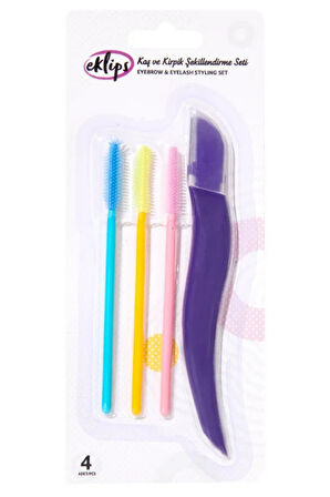 Kaş ve Kirpik Şekillendirme Seti (Usturalı)