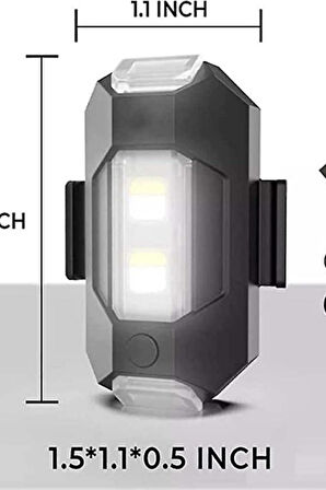  Flaşör Led İkaz Lambası 7 Renkli