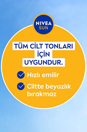 Nivea Sun SPF50 Güneş Koruyucu ve Ferahlık Vücut Spreyi 200 ml