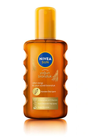 Nivea Sun SPF 6 Karoten Özlü Yoğun Bronzlaştırıcı Güneş Yağı Sprey – 200 ml