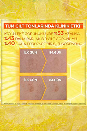Garnier C Vitamini Parlak Günlük Güneş Koruyucu Yüz Kremi – Işıltılı Dokulu, SPF 50+ Fluid, 40 ml