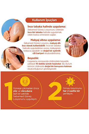 Sebamed Sun Care Suya Dayanıklı SPF 50+ Güneş Koruyucu Losyon – Yüksek Koruma, Hassas Ciltler İçin, 150 ml