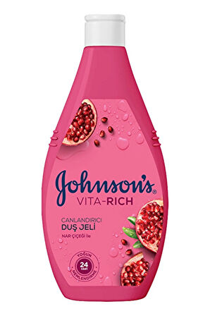 Johnson's Vita-Rich Nar Çiçeği Özlü Canlandırıcı Duş Jeli – 400 ml
