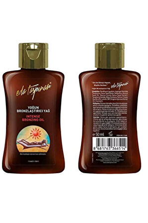 Eda Taşpınar Bronzlaştırıcı Güneş Yağı SPF 15 – Koruyucu ve Işıltılı Bronzluk – 200 ml