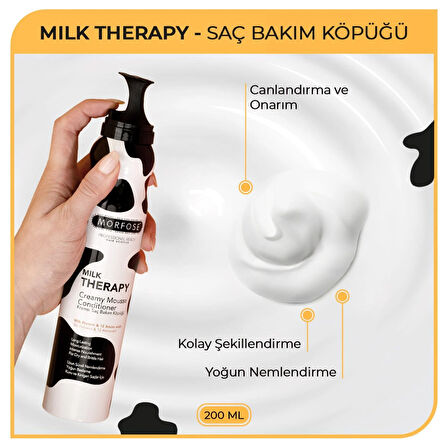 Morfose Milk Therapy Kremsi Saç Köpüğü 200 ml