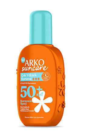 Arko Sun Care SPF50+ Güneş Koruyucu Sprey – Yüksek UVA & UVB Koruması, 200 ml