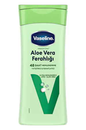 Vaseline Vücut Losyonu Aloe Vera Ferahlığı – Kuru Ciltler İçin Yoğun Nemlendirici Losyon, 200 ml