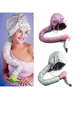 Saç Kurutma ve Şekillendirme Şapkası – Ayarlanabilir Kayışlı, Hızlı Kuruyan Saç Kurutma Makinesi Başlığı | Unisex, Tüm Saç Tipleri İçin Uygun | Salon & Ev Kullanımı | Yumuşak Pastel Renkler (Siyah veya Gri Rastgele Gönderim)