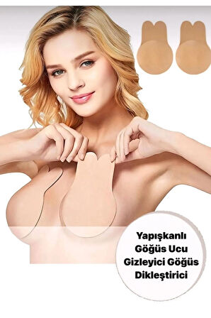 Hayalet Sütyen Ten Göğüs Ucu Kapatıcı, Gizleyici ve Göğüs Dikleştirici