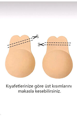 Hayalet Sütyen Ten Göğüs Ucu Kapatıcı, Gizleyici ve Göğüs Dikleştirici