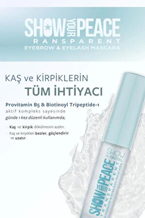 Show Your Transparan Kaş Ve Kirpik Maskarası