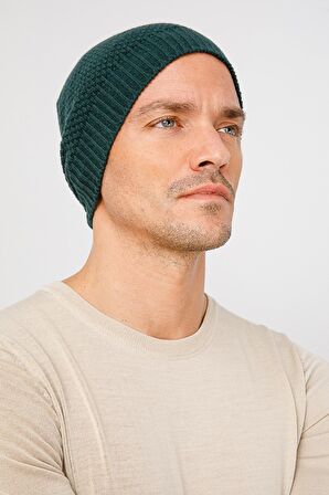 Erkek Yün Bere Yeşil