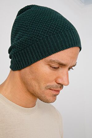 Erkek Yün Bere Yeşil